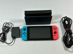 Nintendo Switch Console HAC-001 (01) w/ Joy-Cons, Dock, 128GB Card Tested