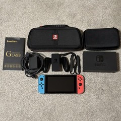 Nintendo Switch HAC-001 Console Bundle w/ Joy-Con, Dock, AC Adapter, HDMI, Case