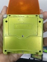 Nintendo Game Boy Advance SP Lime Green & Orange Shrek Edition AGS-001 READ DESC