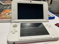 Nintendo 3DS LL XL Pink White Console w/ 8GB SD Stylus Tested Working Japanese