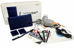 Nintendo Metallic Blue DSi Console + Original Charger Boxed And Accessories