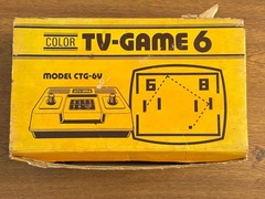 Nintendo Color TV-Game 6 CTG-6V Pong Console Boxed Adapter Manual Tested Japan