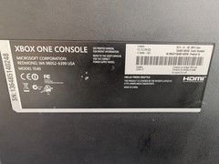 Xbox One Black Console MODEL 1540, 365 Gig HD