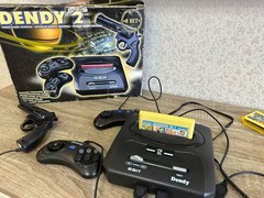 Dendy 2 ZW-845 8-Bit Retro Video Game Console Complete Set Boxed Tested Working