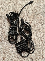 Sega Saturn Console Controller Cords New Save Battery MK-80000 Black + Game