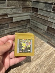 Nintendo Gameboy Color CGB-001 Teal Blue Handheld Console & Pokemon Gold