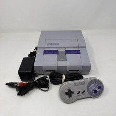 Super Nintendo SNES Console + Cables + Controller Bundle Lot *TESTED* Working
