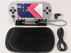 Sony PSP 1000 Laminated IPS w/ 128GB microSD Card – Gray/Black | Read Desc.