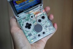 Backlit IPS LCD GBAsp Mod Nintendo Gameboy Advance SP LEDs Lamp Ash And Pikachu