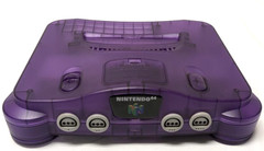 Vtg N64 Funtastic Grape Translucent PURPLE Nintendo-64 Gaming Console System A
