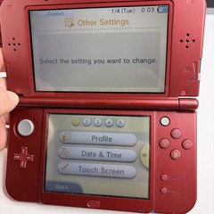New Nintendo 3DS XL Red Console US Model – Tested! W Charger Stylus