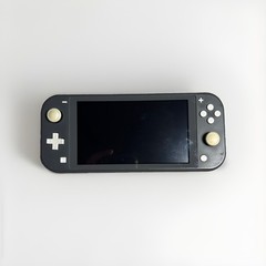 Nintendo Switch Lite Gray/White Handheld Console 32GB 720p Wi-Fi USB-C Tested