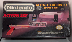 Box Only Vintage Nintendo NES Action Set Home Console – Red Zapper Box Only 1987