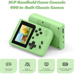 Retro Handheld Games Console, Built-in 400 Video Games, Portable Video Gaming Pl