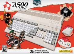 EU Amiga 500 The A500 Mini 25 Retro Games HDMI Console Edition 2022 Collectible