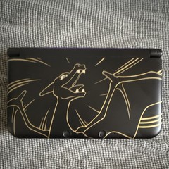 Nintendo 3DS LL Black/Gold Pokemon Edition 3D NTSC-J 4GB w/ Alpha Sapphire