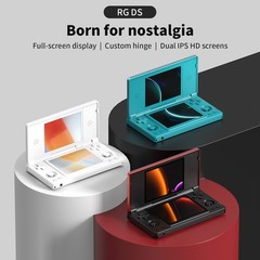 ANBERNIC RG DS Retro Video Game Console 4 Inch Android 14 Flip Game Player Gifts