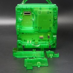Nintendo GameCube Replacement Clear Green Shell Console NTSC U-C/J Region Switch
