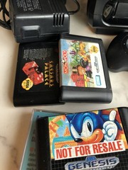 SEGA CD Model 1 + Genesis Working Tested +2 controller +Rf Cable And 5 Games