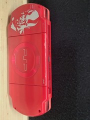 Sony PlayStation Portable PSP-2001 God of War Edition Red Console W/Game New Bat