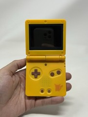Gameboy Advance GBA SP Pokemon Pikachu Nintendo System AGS-101 Double Brightness