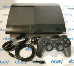 Sony PlayStation 3 250GB Super Slim Black PS3 VIdeo Game Console CECH-4201B