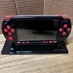 Custom Sony PSP 2000 (PlayStation Portable) – Black/ Red With Charger