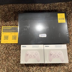 Nintendo Analogue 3D WHITE FPGA N64 Console Sealed & 2 WHITE 8BITDO Controllers