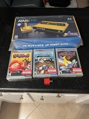 Atari 2600+ PAC-MAN Edition Console Joystick & 3 Extra Games + Plug New Sealed