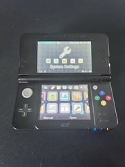 New Nintendo 3DS Super Mario Black Edition Console NA/US Version Tested Working