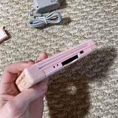 Nintendo DS Lite Coral Pink Handheld System WITH CHARGER AND STYLUS! USA Version