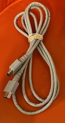 Nintendo Wii U WUP-101(02) 32GB Black Console the power cable and the HDMI cable