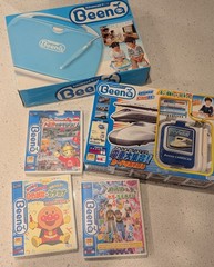 RARE! SEGA Toys 2005 Advanced Pico Beena Lot Japan Educational Console & Games