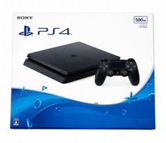 Sony PlayStation 4 PS4 Slim 500GB CUH-2000A Jet Black Console Boxed Tested Japan