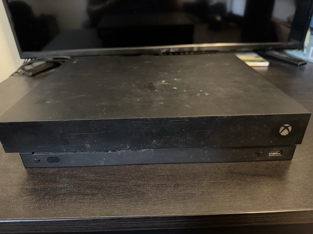 Microsoft Xbox One X 1TB Console – Black Works READ