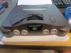 Nintendo 64 Black NUS-001(USA) Console Only-Tested-No Memory Pak-1 Controller #2