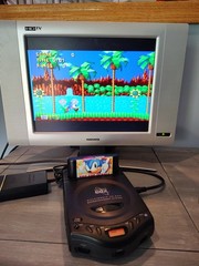 🔥SEGA CDX CONSOLE. NEW LASER/DISC DRIVE MOTOR/DISC HOLDER AND BATTERY. SEE PICS