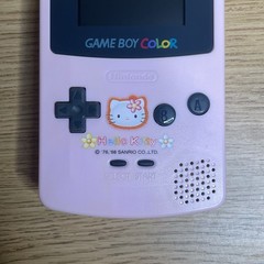 Nintendo GameBoy Color Hello Kitty Sanrio Pink Handheld Console CGB-001 Tested