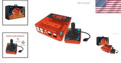 RetroN 77 in Retro Amber – HD Console for Atari 2600 with Controller