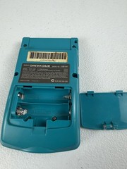 Nintendo Game Boy Color Handheld Console Teal With 2 Games TESTED Rugrats Barbie