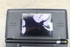 NINTENDO DSLITE USG-001 CONSOLE BLUE **HAS BR0KEN HINGE & TOP SCREEN