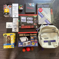 NES + SNES Best Classic Consoles Bundle Authentic Playing Super Power Receits