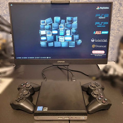 Guaranteed TayStation 2 Game Console Slim Black + Wireless Controllers + USA