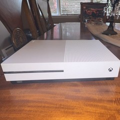 Microsoft Xbox One S White Console Wi-Fi Capability Red Camouflage Controller