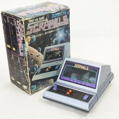 LCD SCRAMBLE Boxed Handheld Console Game Watch TOMY LSI Tested JAPAN Ref 1412