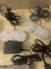Super Nintendo SNES JR Console SNS-101 Bundle With 10 Games And 2 Controllers.