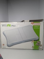 Nintendo Wii White Console Bundle Wii Fit Plus Balance Board, 2 Remotes, 3 Games