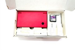 Nintendo PINK DSi TWL-001 Bundled With Original Box, 1 Game, New USB Charger