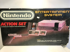 Original Nintendo Entertainment System: Action Set (NES) Gray Gun Tested