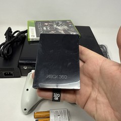 Microsoft Xbox 360 E Slim Console Bundle 320GB HD. Tested & Working!!